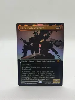 Dark Leo & Shredder (Borderless) Teenage Mutant Ninja Turtles Foil - Image 1