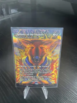 MTG TMNT - Splinter of the Shadows (Ashcoat) - Foil Borderless Mythic - Image 1