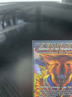 MTG TMNT - Splinter of the Shadows (Ashcoat) - Foil Borderless Mythic - Image 2
