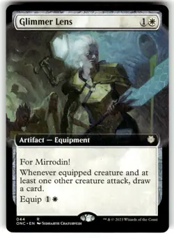 Glimmer Lens (Extended Art) Commander: Phyrexia: All Will Be One Regular MTG - Image 1