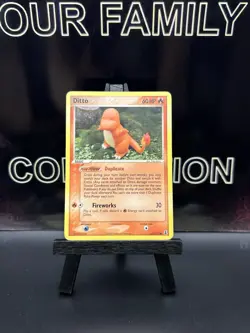 Pokemon DITTO 61/113 Charmander (2005 Delta Species) Regular Common LP - Image 1