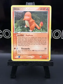 Pokemon DITTO 61/113 Charmander (2005 Delta Species) Regular Common LP - Image 2