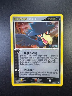 Pokemon Murkrow Rev Holo EX Unsern Forces 30/115 2005 - Image 1