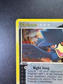 Pokemon Murkrow Rev Holo EX Unsern Forces 30/115 2005 - Image 2