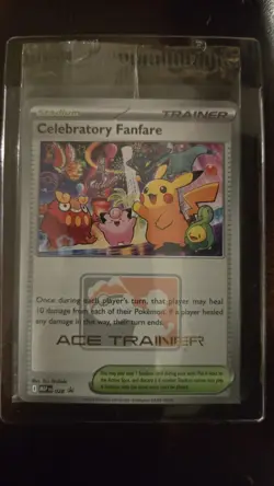 Pokemon Celebratory Fanfare 2025 ACE TRAINER Promo - Image 4