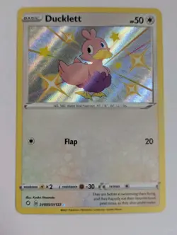 Ducklett SV095/SV122 Shining Fates: Shiny Vault Holo Pokemon TCG NM - Image 1