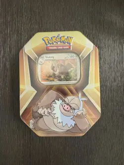 Pokemon Slaking Triple Whammy Collector's Tin (New/Sealed) - 3 Promos + 3 Packs - Image 1