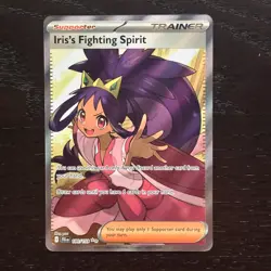 Iris's Fighting Spirit 180/159 Pokemon Journey Together Full Art Ultra Rare NM - Image 1