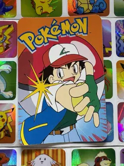 Pokemon 151 Vintage Pocket Monsters Vending HOLO Prism Sticker 2000 Nintendo - Image 5