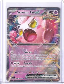 Scream Tail EX Holo Double Rare #94 Pokemon Twilight Masquerade TCG - Image 1