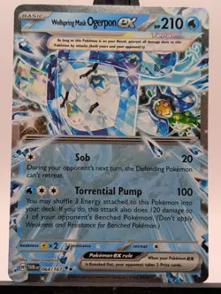 Wellspring Mask Ogerpon Ex 64/167 Twilight Masquerade Pokemon TCG - Image 1