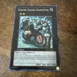 Yugioh! LP Gachi Gachi Gantetsu - YS11-EN042 - Super Rare - 1st Edition Lightly - Image 1