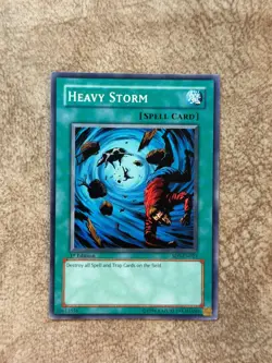 Heavy Storm SD5-EN023 Yu-Gi-Oh 1st Edition NM - Image 1