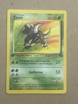 Pokemon TCG Pinsir Jungle Card 25/64 1st Edition Rare Non Holo NM - Image 1
