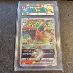 ACE 10 Charizard VSTAR 018/172 HOLO Pokemon Card SWSH Brilliant Stars GEM MINT - Image 1