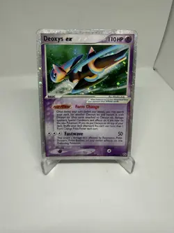 Pokemon Deoxys EX Holo Rare Card 93/106 2005 Vintage - Image 1