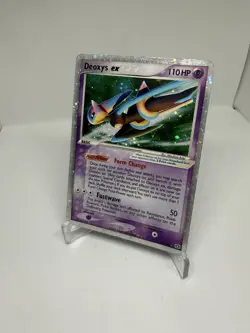 Pokemon Deoxys EX Holo Rare Card 93/106 2005 Vintage - Image 2