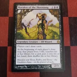 Mtg Maralen of the Mornsong NM Morningtide Elf Wizard Commander Card Rare - Image 1