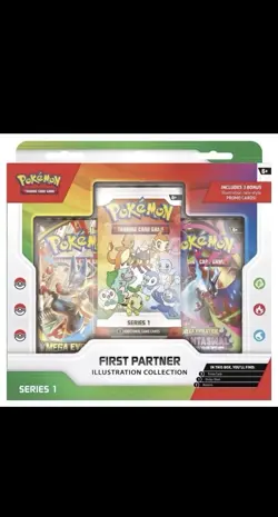 Pokemon TCG First Partner Illustration Collection Series 1 PRESALE Ships 3/20 - Image 1