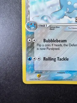 2005 Pokemon Azumarill EX Delta Species Reverse Holo 19/113 - Image 4