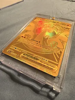 Pokemon Mega Charizard X ex Gold Hyper Rare 130/094 Phantasmal Flames (&3 free) - Image 3