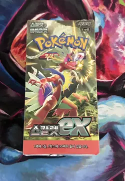 Pokemon TCG Scarlet EX Enhanced Expansion SV1 Booster Sealed Box Korean - Image 1