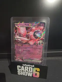 Pokemon Destined Rivals Team Rockets Mewtwo EX 081 Double Rare NM - Image 1