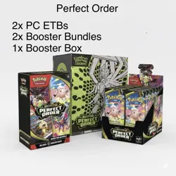 PRESALE Pokemon Perfect Order - 2x PC ETB, 1x Booster box, 2x Booster Bundle - Image 1