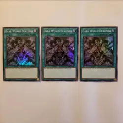 Dark World Dealings MYFI-EN054 (x3) Super Rare Yugioh Set 1st Edition - Image 1