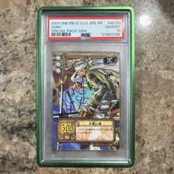 PSA 10 Set One Piece 2004 Carddass Special Pack Promo Roronoa Zoro Pop 17 - Image 1