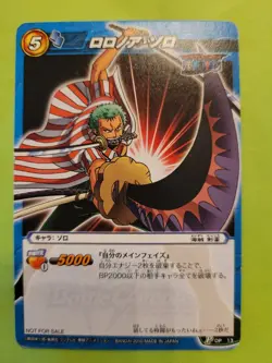 Lp Zoro Strawhats Promo Miracle Battle One Piece 13 Bandai Tcg Ccg Anime Japan - Image 1