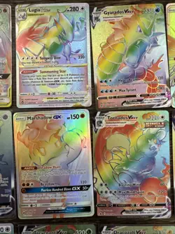 Pokemon Pikachu & Zekrom GX TAG TEAM Rainbow Cards Lot - Image 3