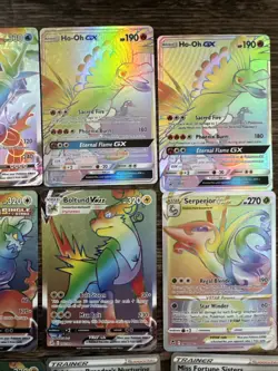Pokemon Pikachu & Zekrom GX TAG TEAM Rainbow Cards Lot - Image 4