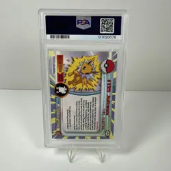 2000 Topps Pokemon T.v Jolteon card # 135 Animation Series 3 PSA 6 - Image 2