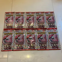10 Packs New Unopened Pokemon 151 Booster Packs sv2a Pokemon Cards Japanese New - Image 2