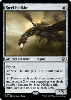 Steel Hellkite [Murders at Karlov Manor Commander] Magic MTG - Image 1