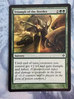 Triumph of the Hordes - New Phyrexia - Magic the Gathering - MTG - Light Play - Image 1