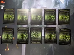 MTG Set of Ten Poison Counters Tokens - Light Played. Magic The Gathering Lot 1 - Image 1