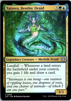 Tatyova, Benthic Druid U Commander: The Lost Caverns of Ixalan 290 LP Magic - Image 1