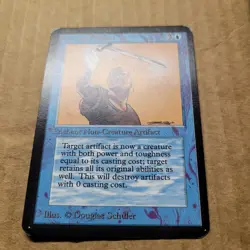 MTG ANIMATE ARTIFACT Alpha Magic The Gathering Limited Old School 1993 NM-Mint - Image 2