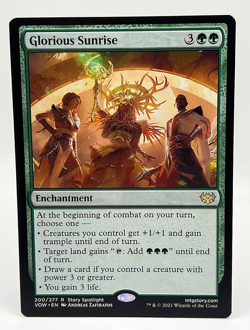 Glorious Sunrise Innistrad: Crimson Vow Regular MTG Magic The Gathering - Image 1