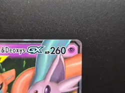 Espeon and Deoxys GX 72/236 Pokemon TCG Unified Minds Tag Team Ultra Rare - NM - Image 3