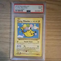 Pokemon TCG Flying Pikachu Evolutions 110/108 Secret Rare PSA 9 2016 - Image 1