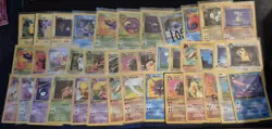 Pokemon TCG 240+ Vintage Non-holo Lot 1st Editions Base Set Jungle Fossil - Image 2