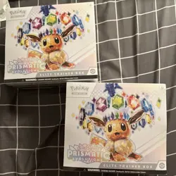 TWO Pokemon Prismatic Evolutions Elite Trainer Box ETB BRAND NEW SEALED - Image 1