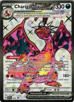 Pokemon TCG Charizard EX 056 Black Star Promos VLP - Image 1