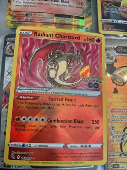 Radiant Charizard 011/078 Pokemon GO Holo - Image 1