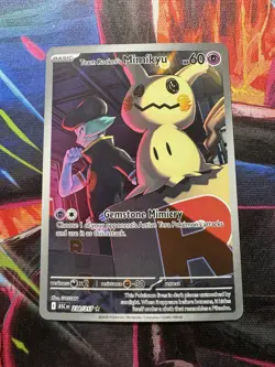 Pokemon TCG Team Rockets Mimikyu IR 238/217 Ascended Heroes Near Mint Condition - Image 1