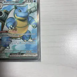 Pokemon TCG Blastoise EX 184/165 Scarlet & Violet 151 Ultra Rare NM/M Condition - Image 4