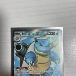 Pokemon TCG Blastoise EX 184/165 Scarlet & Violet 151 Ultra Rare NM/M Condition - Image 5